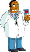 Dr. Hibbert (The Simpsons) as Dr. Mario