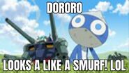 Dororo looks like a Smurf