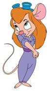 Gadget Hackwrench as Minnie Mouse