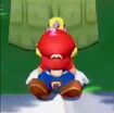 Mario feels exhausted from singing and takes a nap in Kids' Favorite Songs