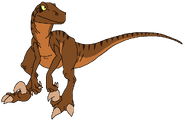 Tevin as a Velociraptor