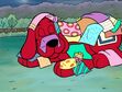 Clifford The Big Red Dog and Emily Elizabeth are sleeping in Welcome To the Doghouse