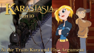 KarastaSia (1997) Part 10 - At the Train-Kara and Fly's Argument (Chapter Card)