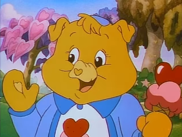 care bears treat heart pig