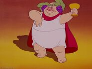 Bacchus as the Footman