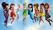 Tinkerbell and her Friends as themselves (Belle's Fairies)