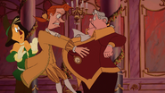 Cogsworth: "You two certainly did NOT, you pompous paraffin-headed peabrains!"