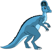 Wendy as a Corythosaurus