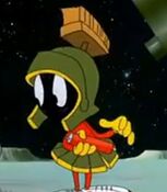 Marvin the Martian (Looney Tunes) as Enderman