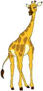 Paula Schaeffer as a Reticulated Giraffe