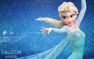 Elsa as Snow White