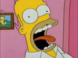 HAHAHA SCAREDY CAT #simpsons #captainunderpantsmovie #meme #funny #fyp, homer simpson scream