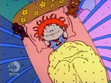 Chuckie in his Crib