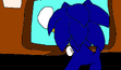Kid sonic dancing to the tv by markendria deiuqrx