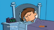 Timmy Turner was sleeping in the bed in Cosmonopoly