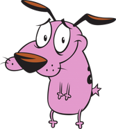 Courage the Cowardly Dog as Genie