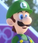 Luigi in Mario and Sonic at the London 2012 Olympic Games