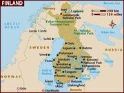 Map of Finland