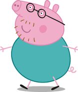 Daddy Pig as Mr. Squeal