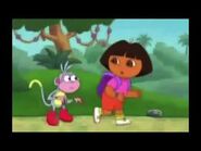 Dora and Boots got scared of Wormy