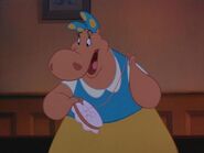 Tillie Hippo as the Scullery Maid