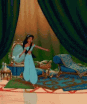 Princess Jasmine spinning