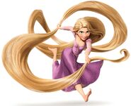 Rapunzel as Baby Bop
