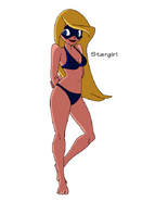 Stargirl in swimsuit