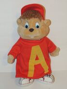 Plush Alvin as Plush Barney