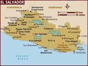 Map of El Salvador