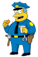 Clancy Wiggum as Chief of Police