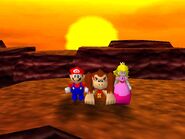 Mario Party 64 mario dk and peach