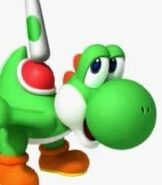 Yoshi in Mario Super Sluggers