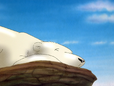 Mika (The Little Polar Bear) sleeping