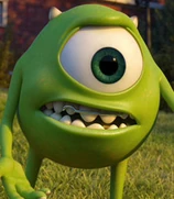 Mike Wazowski as M.C. Monkey (a.k.a Flunky Monkey)