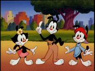 Yakko, Wakko, and Dot as Themselves