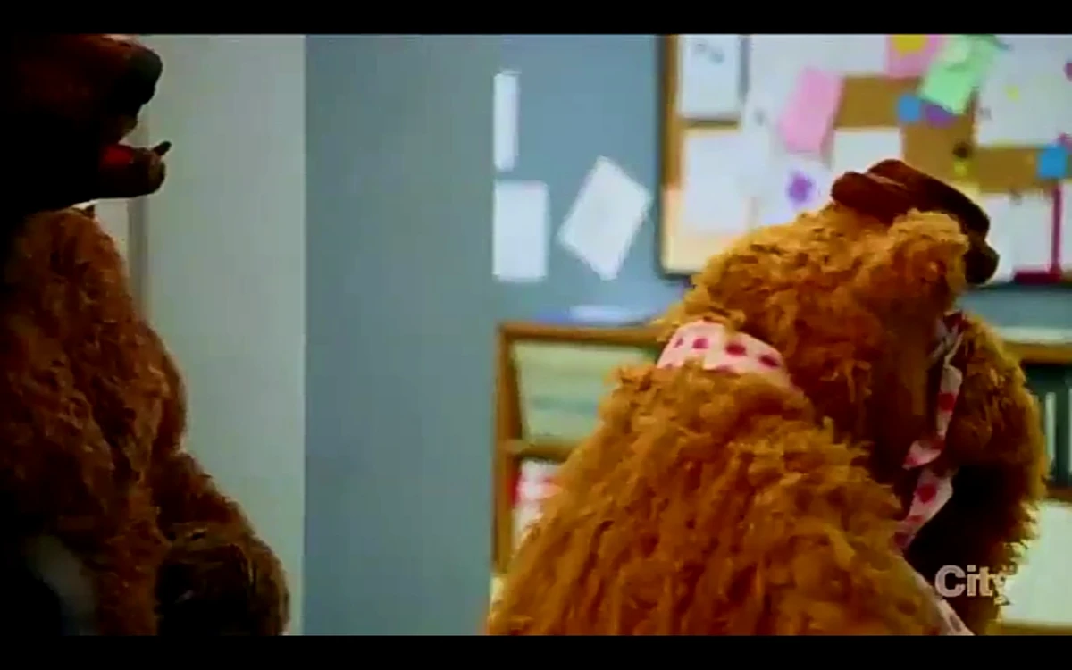 Fozzie Bear crying in The Muppets(2015) Walk the Swine The Parody