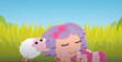 Pillow Featherbed Sleeping in the grass
