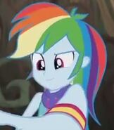 Rainbow Dash in My Little Pony- Equestria Girls Legend of Everfree