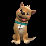 Bingo as Haruna's Robo-Dog