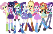 The Equestria Girls as Ariel's Sisters