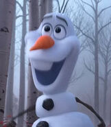 Olaf as an extra