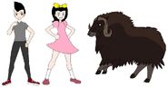 Riley and Elycia meets Muskox