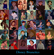 Walt Disney Brunettes