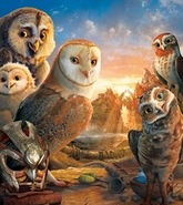 Various Owls as Quetzalcoatlus