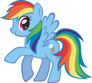 Rainbow Dash (My Little Pony) as Grumpy