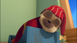 Rolly was sleeping and saying goodnight cause its still daytime