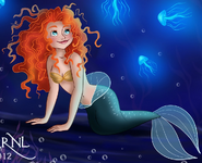 Merida as a Mermaid