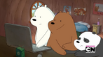 Ice Bear, Grizzy and Panda Bear