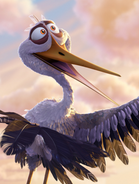 Peck as Condor/Eagle That Carries Bunny Yzma Off
